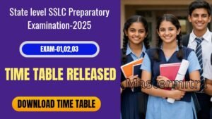 State level SSLC Preparatory Examination-2025 ರಾಜ್ಯಮಟ್ಟದ SSLC