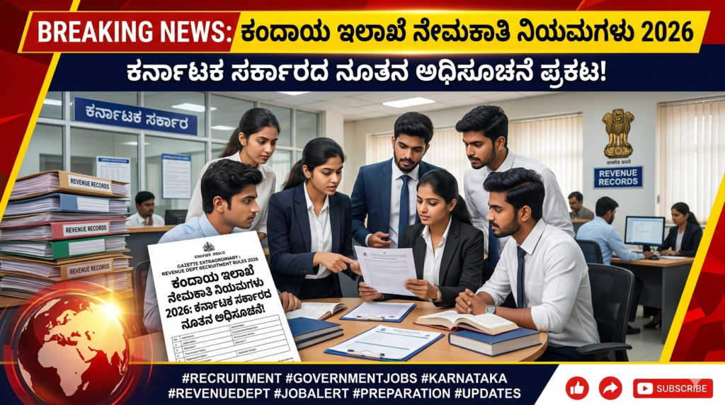 Revenue Department Recruitment Rules