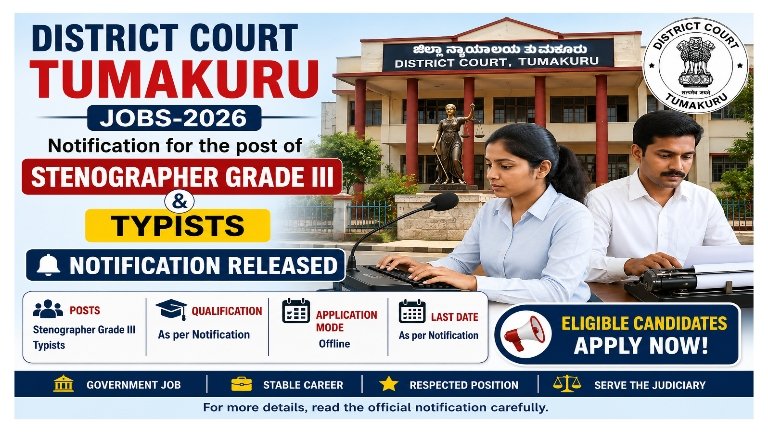District Court Tumakuru Jobs