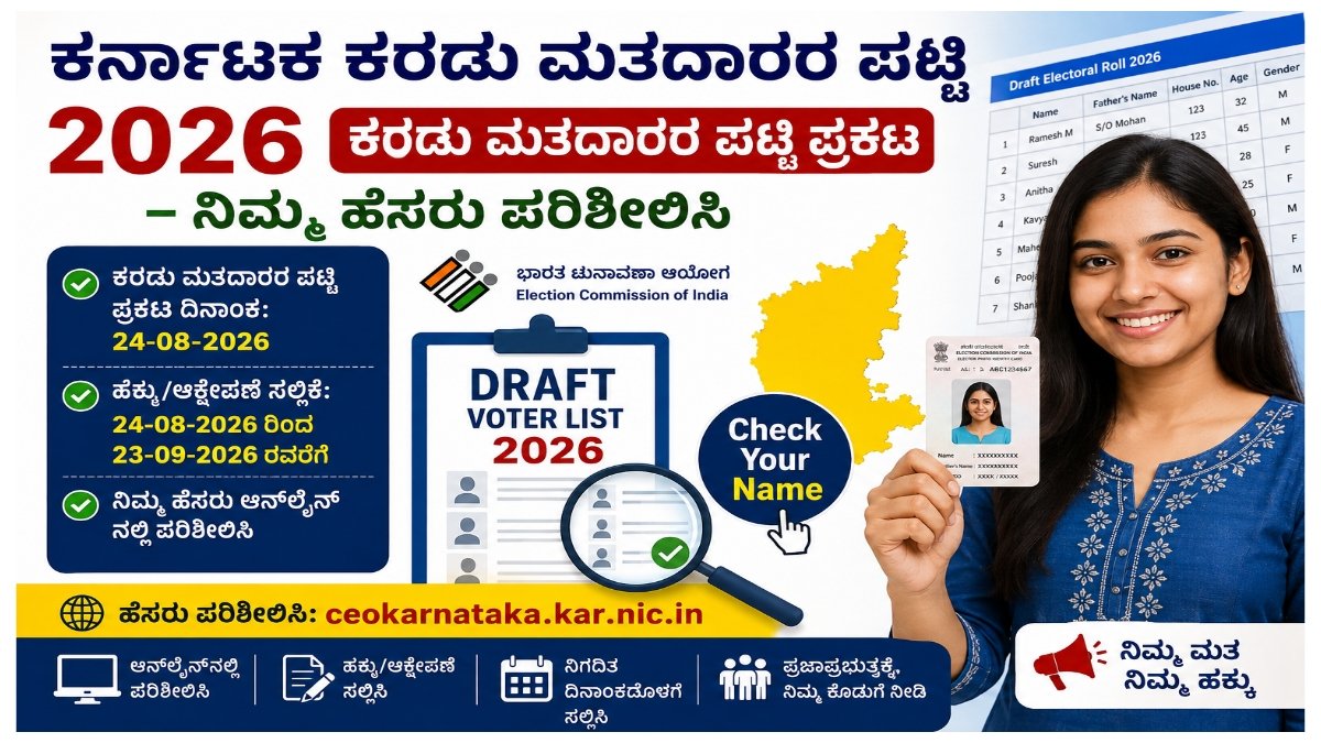 Karnataka Draft Voter List 2026