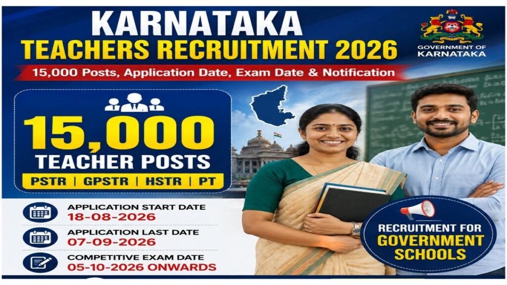 Karnataka Teachers Recruitment 2026