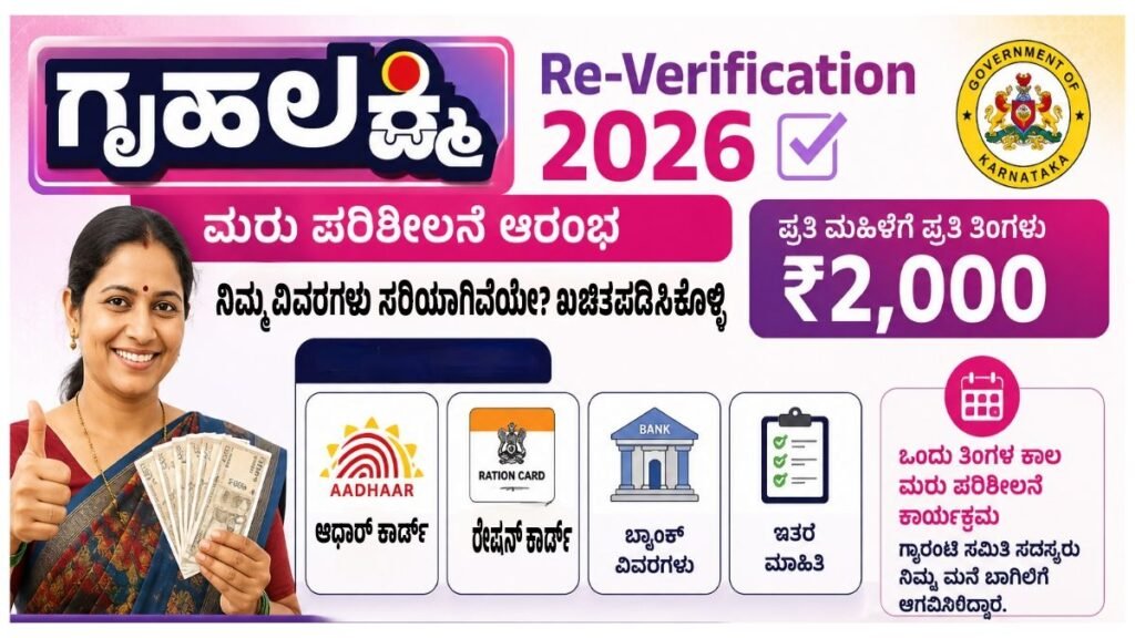 Gruha Lakshmi Re-Verification 2026